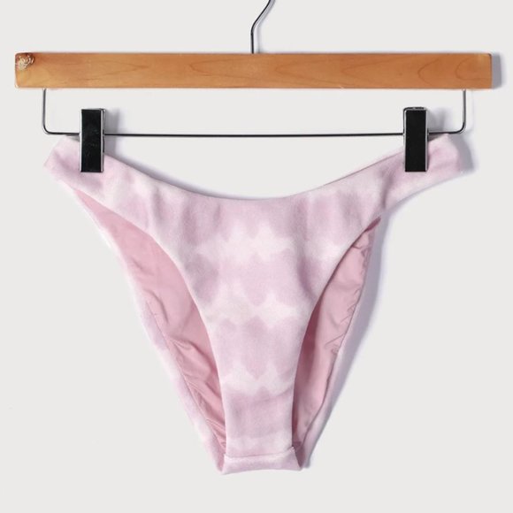 RVCA Live and Let Dye Light Purple Tie-Dye Halter French Bikini M - Picture 11 of 14